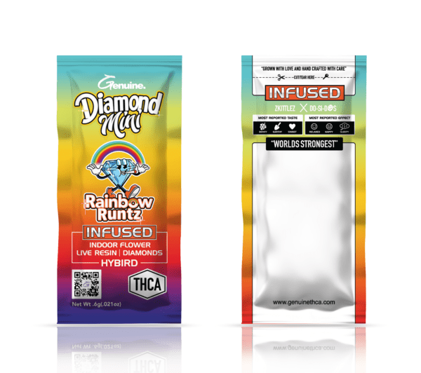 Rainbow Runtz Diamond Mini Pre-Roll 1pk 0.6 grams